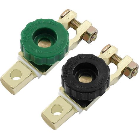 Compatible avec le disjoncteur principal de batterie à 2 bornes supérieures, déconnexion/arrêt rapide pour les batteries 12V et 24V. (1/5)