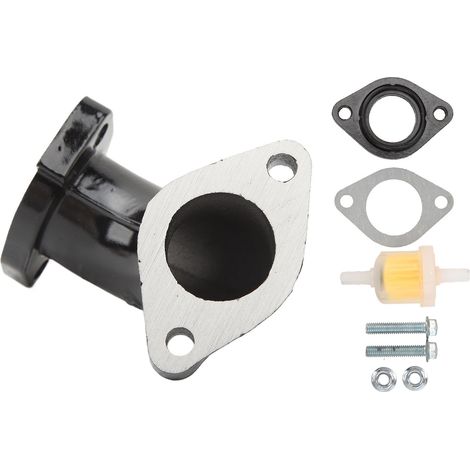 Tuyau d'admission collecteur 26mm en acier allié, kit joint d'admission moteur avec filtre à essence pour 110cc 125cc 140cc 150cc ATV quad moto cross (1/5)