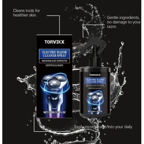 Spray nettoyant et désodorisant pour rasoir électrique, prévention de la rouille - 100ml (1/4)