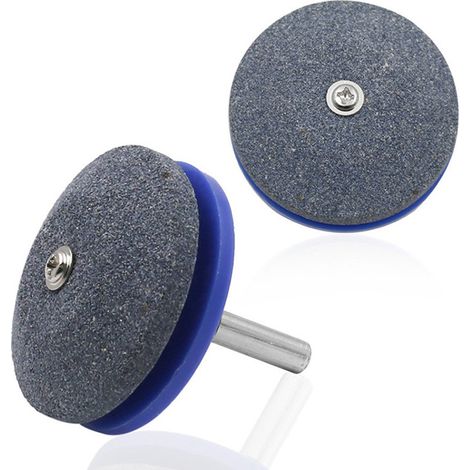 Lot de 4 - Affûteuse De Tondeuse À Gazon - Universel Tondeuse À Gazon Affûteuse De Lame Rotative Meuleuse De Jardin Pierre De Roue Pour Perceuse (1/5)