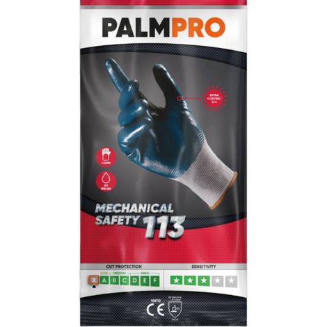 Guanti so.di.fer rivestimento sintetico in nitrile taglia 10/xxl - f22251