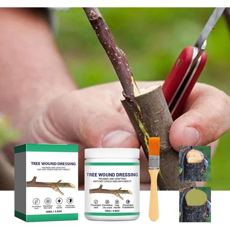 Pâte Cicatrisante Greffes,Mastic à Cicatriser,Pâte Cicatrisante Pour Plantes,Mastic à Greffer Ou Cicatrisant,Cicatrisant Goudron,Pour Cicatriser Les Plaies Des Arbres Et Arbustes (1/5)