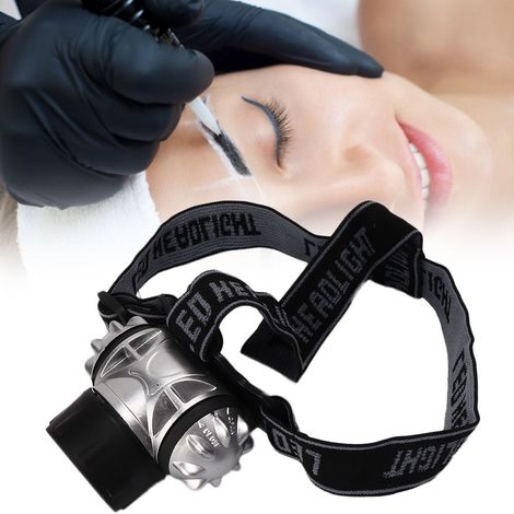 Lampe frontale LED professionnelle pour maquillage, tatouage et soins de beauté (1/5)