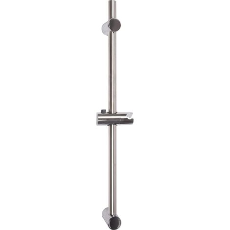 Croydex Chrome Shower Riser Rail with Slider Shower Head Holder - Amalfi (1/3)
