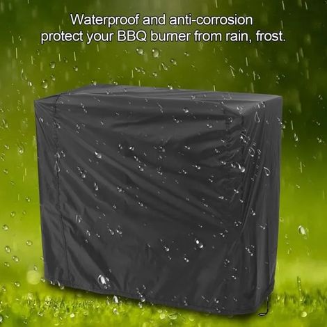 Housse de barbecue - Protecteur de barbecue - Imperméable - 80 x 66 x 100 cm - Noir (1/4)