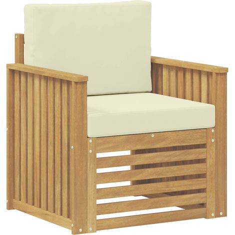 Maison Exclusive - Outdoor-Sofagarnitur Polyester Weiß (1/5)