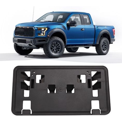 Die vordere Kennzeichenhalterung ist kompatibel mit Ford F150 2.7L, 3.0L und 3.5L V6 Modellen der Baujahre 2021 bis 2023. (1/5)