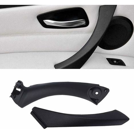 Compatible avec poignée de porte Série 3 E90/E91/E92/E93,poignée de traction de porte passager gauche + couvercle extérieur (Compatible with Série 3 E90/E91 323 325 328 330 335 Sedan&Touring) (1/5)