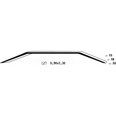24 000 agrafes cuivrées AR-1 - 3/4 x 18 x D. 0,90 x 2,3 mm - 1451800 - Alsafix