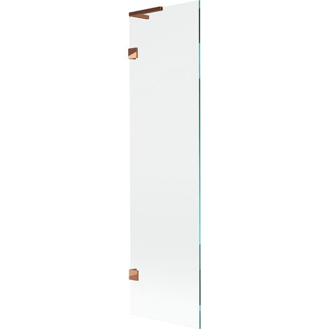 Mexen Lunar L Badewannenfaltwand 1-flügelig 50 x 150 cm, transparent, Roségold - 897L-050-000-60-00 (1/5)