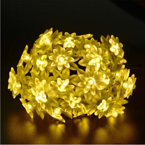 Guirlande lumineuse LED, 40 diodes, 6 m, alimentée par piles, 8 modes, pour la décoration intérieure, les fêtes, le jardin et les événements.-AquaForge (1/5)