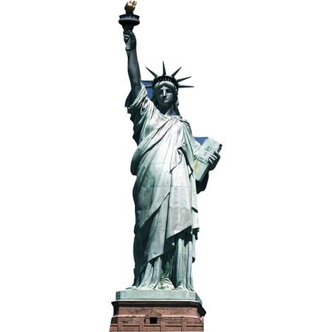 Figurine en carton Statue de la Liberté Haut 191 cm