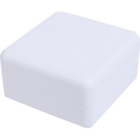 Lot de 2 porte-savons en bambou avec couvercle et bande de fixation, porte-savon de salle de bain, porte-savon de voyage portable, blanc (1/5)