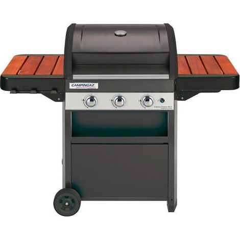 Campingaz – Barbecue à gaz 3 brûleurs inox 9,6 kW – Grille 60x17 cm – Système Insta Clean pour nettoyage facile – Technologie EvenTemp