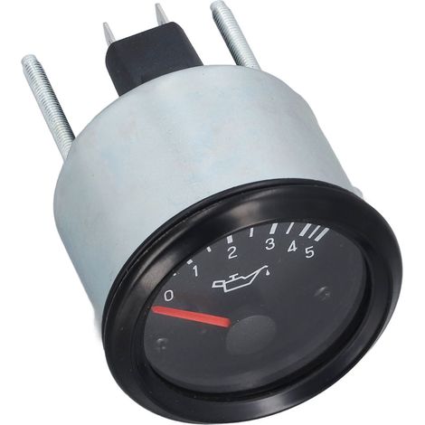 Manomètre de pression d'huile 0-5 bars 52 mm rétroéclairé LED étanche compteur de pression moteur carburant 12 V 350-030-003 pour conduite (1/5)