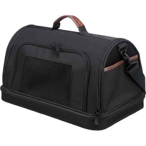 Flugtasche für Hunde Gate 45x28x25 cm Schwarz TRIXIE