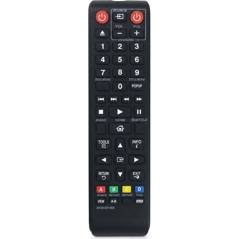 Mando a distancia compatible con TV y DVD Samsung, modelo AK59-00149A (1/5)
