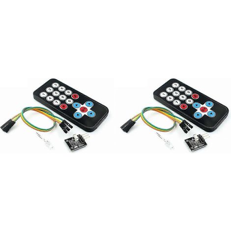 Modules de télécommande HX1838, kit de télécommande infrarouge sans fil, module multifonctionnel pour robots télécommandés WHBYV (1/4)
