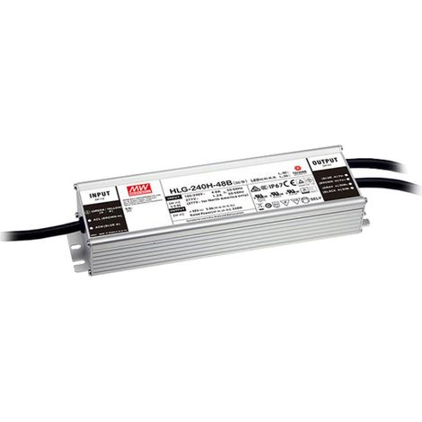 Mean Well HLG-240H-12B Driver per LED, Trasformatore per LED Tensione costante, Corrente costante 192 W 16 A 6 - 12 V/D (1/2)
