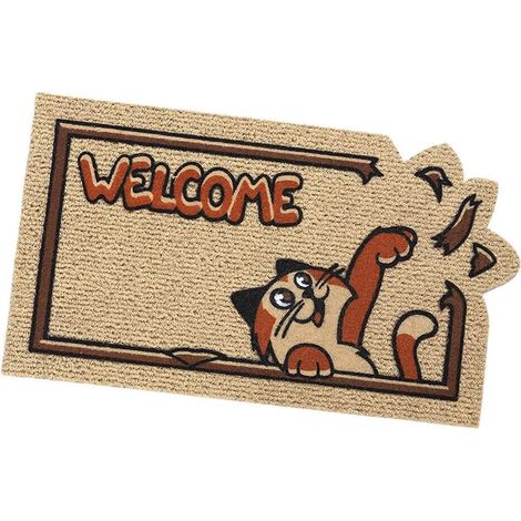 Paillasson d'entrée Antidérapant Absorbant Rectangulaire 40X70 cm - O