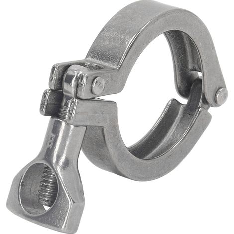Raccord de fixation à triple collier en acier inoxydable 304, 1 broche, avec écrou papillon pour tuyau flexible 32 (1/5)