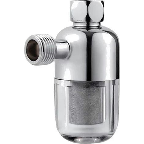 Purificateur d'eau domestique en acier inoxydablefiltre à eau potable directe au robinetblanc argenté (1/5)
