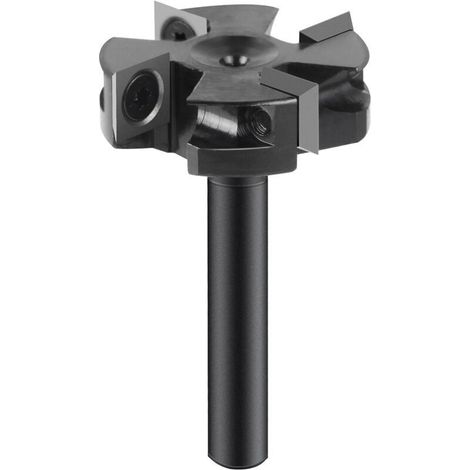 Fraise à défoncer -tige de 8 mm - diamètre de 40 mm - Fraise à Surfacer mèche de rabotage à 4 ailes -ELIAUK (1/4)