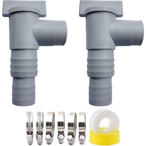 Pool Shut-Off Valve with 32mm Hose Fitting Pool Shut-Off Valve Pool Piston Valve (1/5)