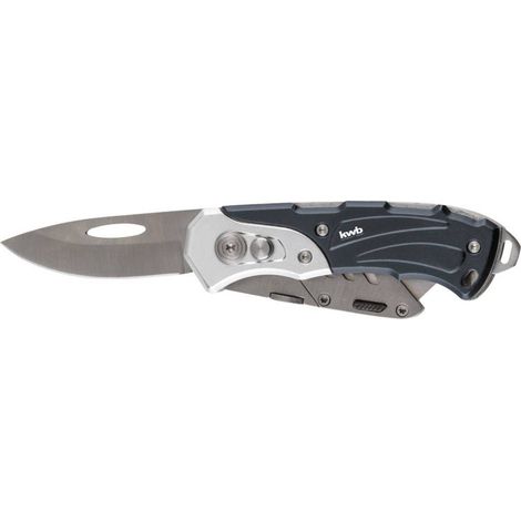 Coltello universale kwb 016910 corpo metallico meccanismo sicurezza