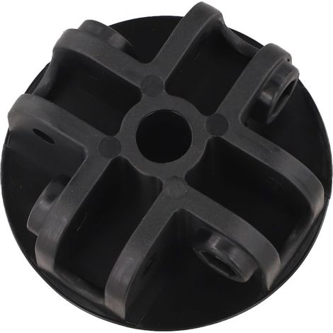 Connecteur central de tonnelle de jardin, 4 voies, en plastique, stable, résistant aux intempéries, pièce de rechange pour auvent, terrasse, noir (1 pièce) (1/5)