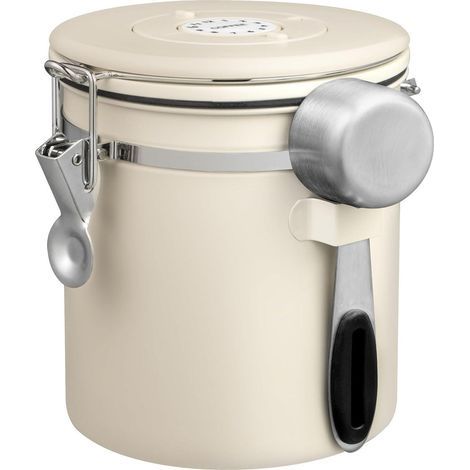 Boîte à café - 1, Acier inoxydable réservoir conservation sous vide cuillère doseuse - Cuisine (1/5)
