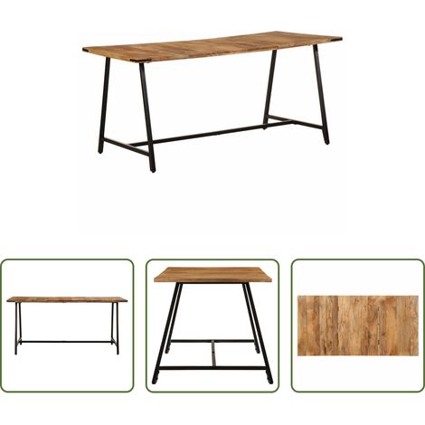 Massivholz Mango -  Esstisch 160x80x75 cm Massivholz Mango