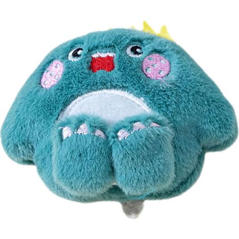 Peluche pour chat résistante aux morsures, douce et exquise, en forme d'ourson de dessin animé, jouet à mâcher pour chaton à l'herbe à chat (1/5)