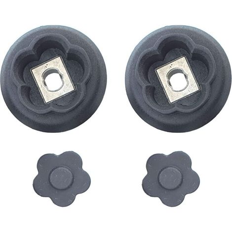 Set de 2 guides de couplage engrenage fleurs 5 branches – Compatible Monsieur Cuisine connect et smart – Installation rapide (1/6)