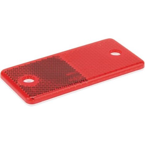 Catadioptre rectangle rouge 94x44mm à visser HELLA 8RA003326001