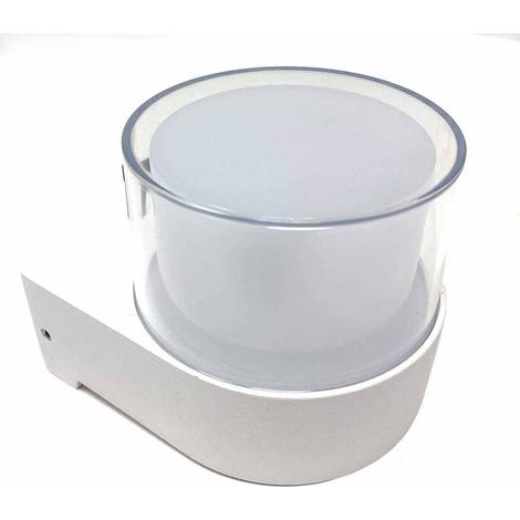 Applique a led da parete 7 watt per esterno ip65 lampada da muro moderna bianca luce naturale 4000k