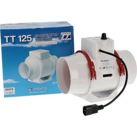 Extracteur TT 125 avec variateur 280 m3/h - VENTS