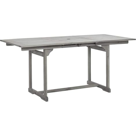 Maison Exclusive - Tavolo da Pranzo per Esterni (120-170)x80x75 cm Massello Acacia (1/5)