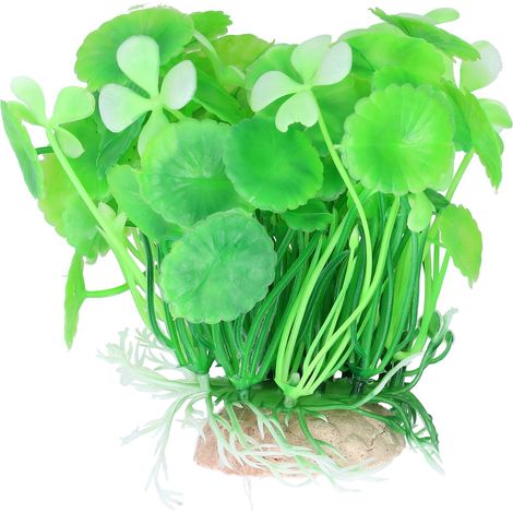 Plantes aquatiques artificielles en plastique, sans odeur et sans danger, pour aquarium (poissons, tortues, etc.). (1/5)