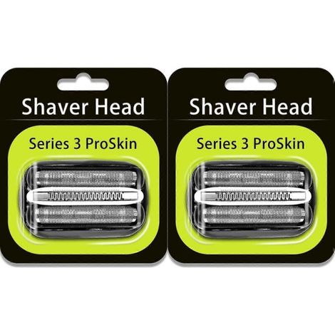 Têtes de rasage de rechange Braun Series 3 32B, têtes de rasage Braun S3 (2 pièces) (1/5)