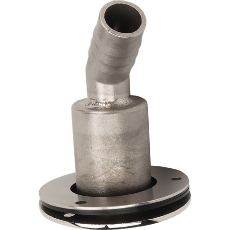 Raccord d'échappement en inox 22mm coude tube prise pour chauffage stationnaire camping-car bateau voiture (1/5)