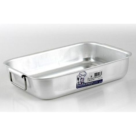 Agnelli Rostiera rettangolare in alluminio 45x30