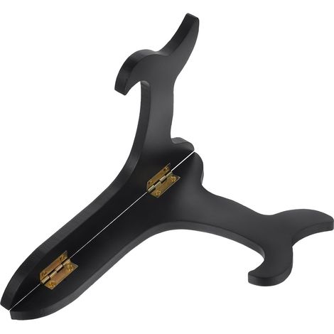 Présentoir en Bois Foncé Polyvalent pour Photos et Récompenses sur Table, Support Photo Multifonctionnel Élégant et Stable pour Décoration D'intérieur