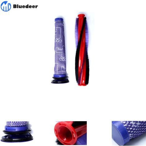 Brosse principale + filtre pour DYSON V6 Animal/Fluffy DC58 DC59 DC61 DC62 Pièces de rechange Accessoires, 185mm Bluedeer (1/4)