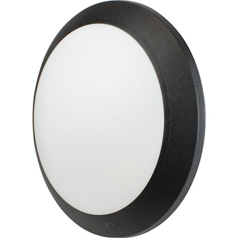 Plafón Estanco Para Techo O Pared FUMAGALLI UMBERTA 2x E27 IP66 - Negro (1/5)