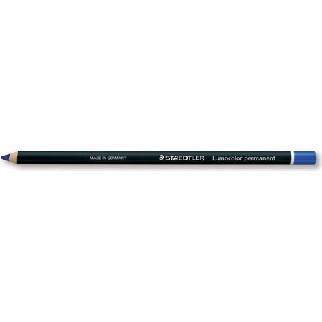 Crayon Lumocolor Glasochrom 108, mine couleur bleue (1/2)