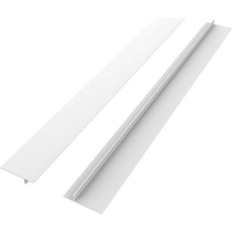2pcs mastic silicone - anti déversement plan de travail - cuisine - blanc (1/4)