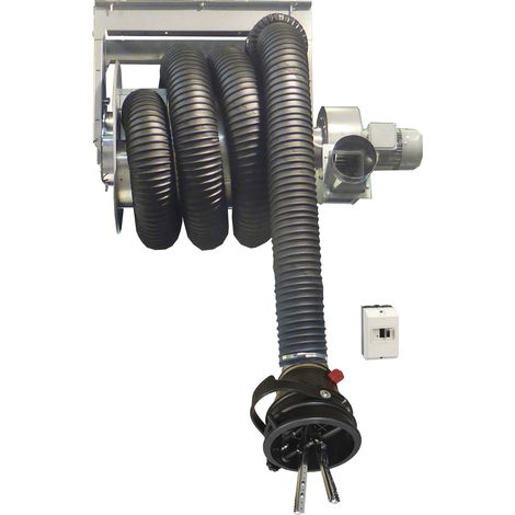 Enrouleur aspiration gaz d'échappement PL 10M ø150mm 400V - AG 0015 - CLAS Equipements (1/2)