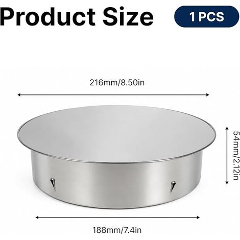 Chimney Hole Cover 200 mm, Chimney Plug 200 mm, Wall Mounted Chimney Pipe Cover for 200 mm Ducts (1/2)