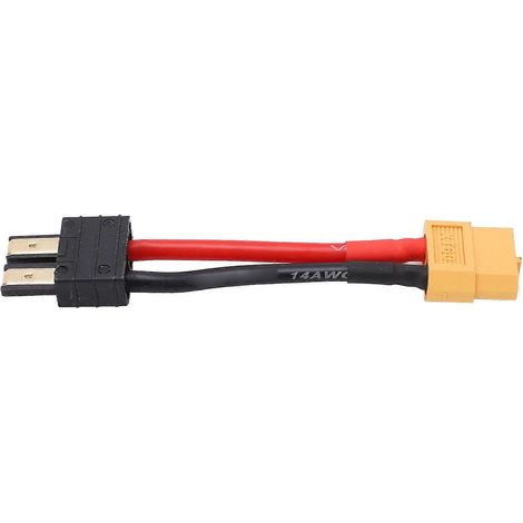 14AWG RC-Kabel, wiederverwendbarer, weicher Silikonstecker, hohe Sicherheit, langlebig, RC-Stecker auf XT60-Buchse, robustes Steckerdesign (1/5)